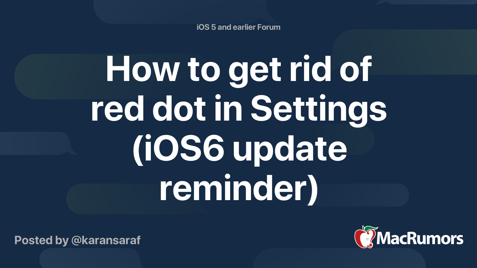 how-to-get-rid-of-red-dot-in-settings-ios6-update-reminder-macrumors-forums