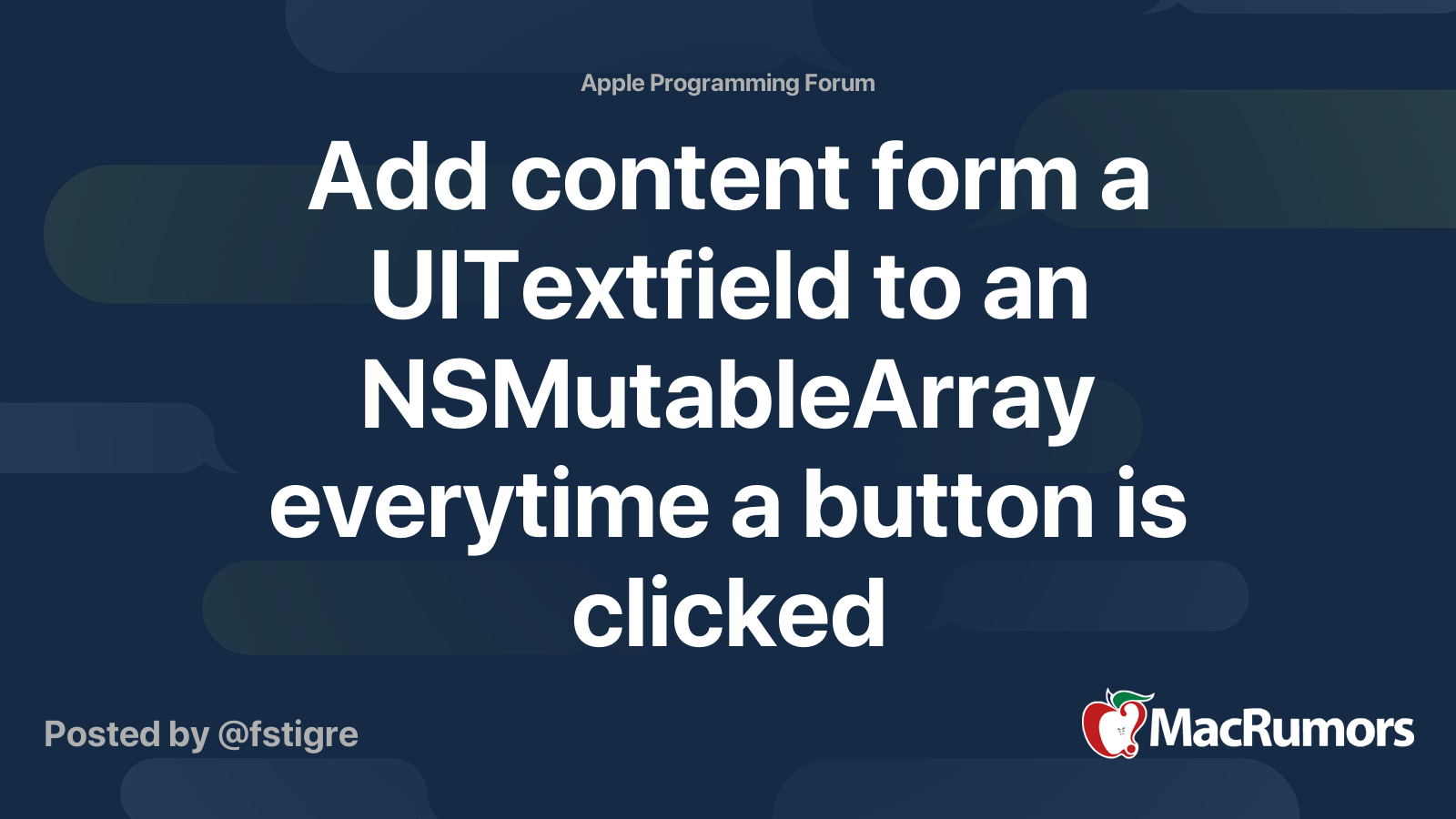 Add content form a UITextfield to an NSMutableArray everytime a button ...