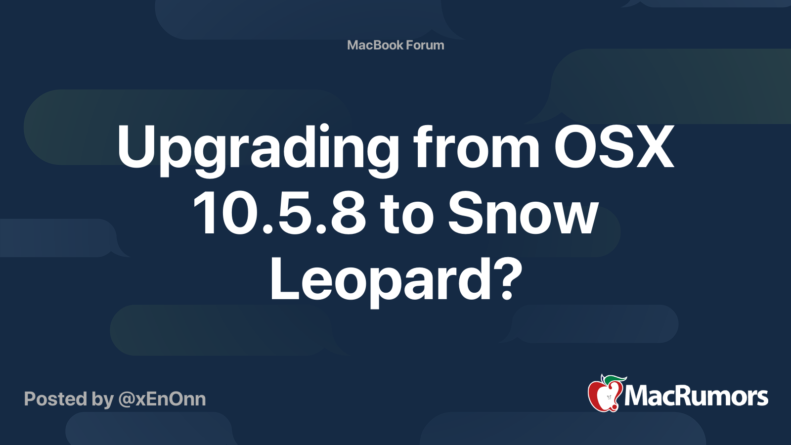 Upgrading From Osx 10 5 8 To Snow Leopard Macrumors Forums [ 900 x 1600 Pixel ]