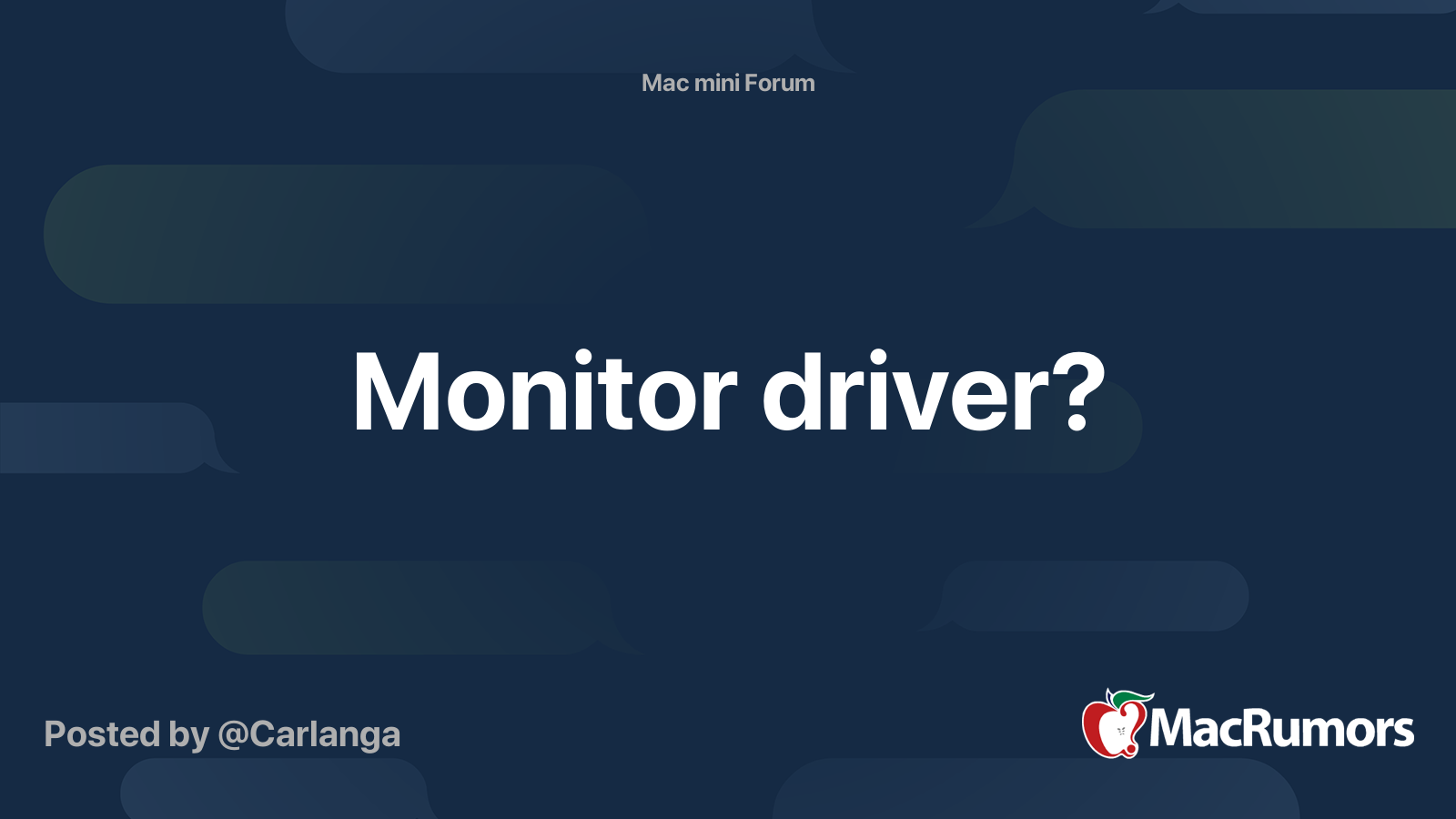 Mac Drivers For Monitors
