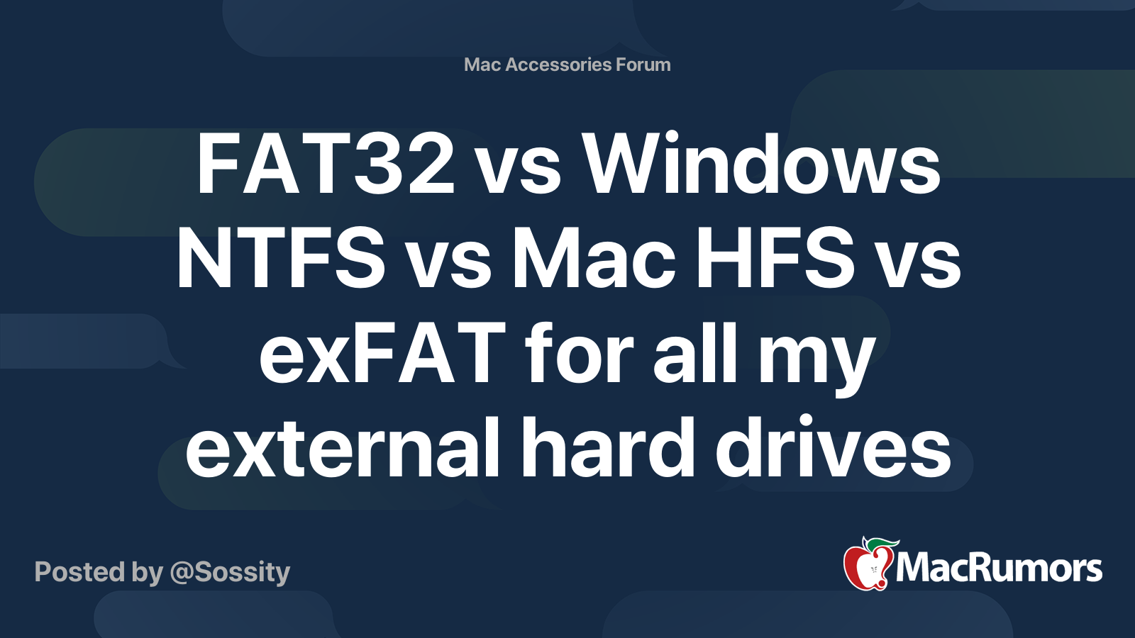 Exfat Or Fat32 For Mac