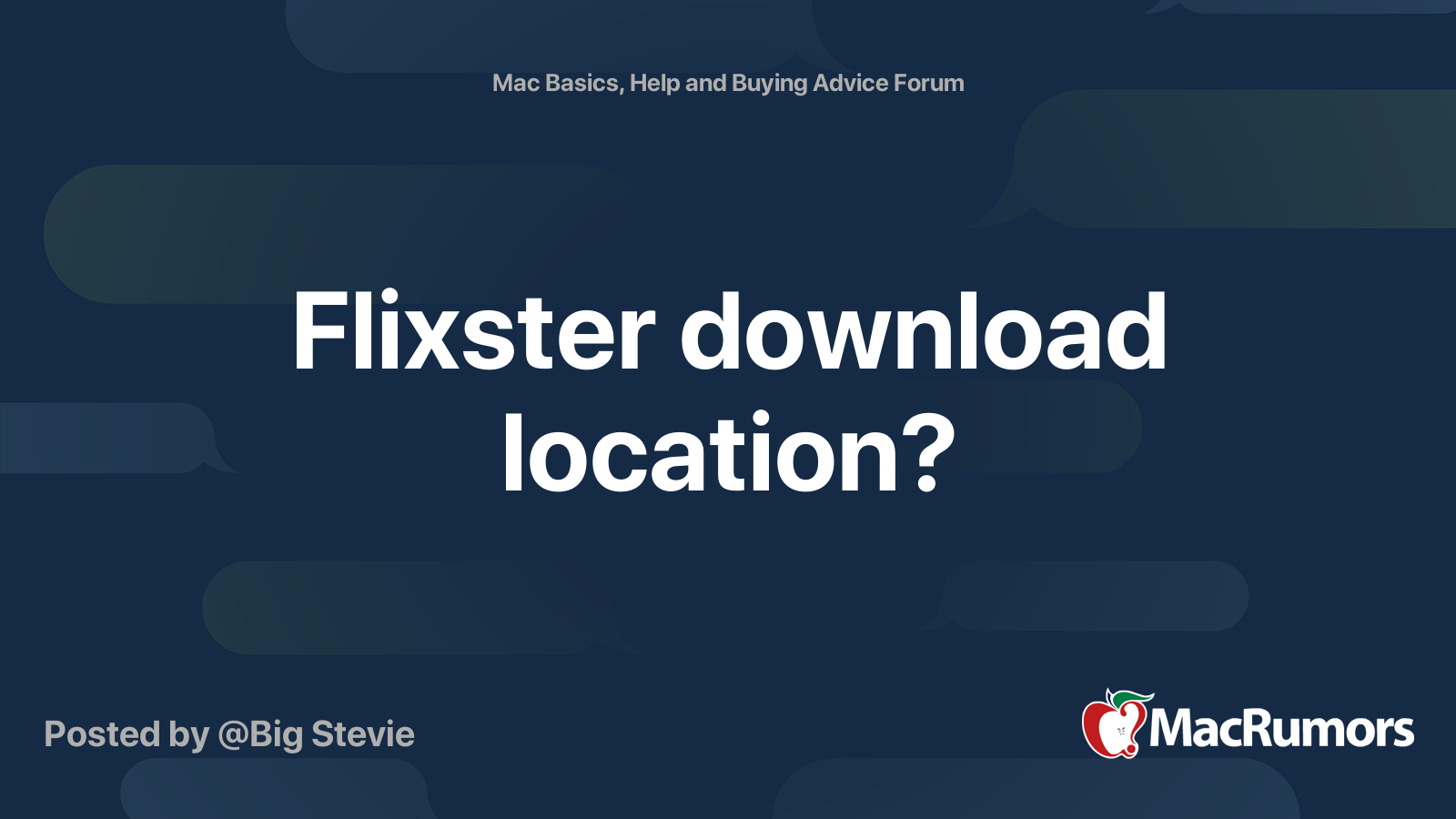 Flixster movie download location mac os