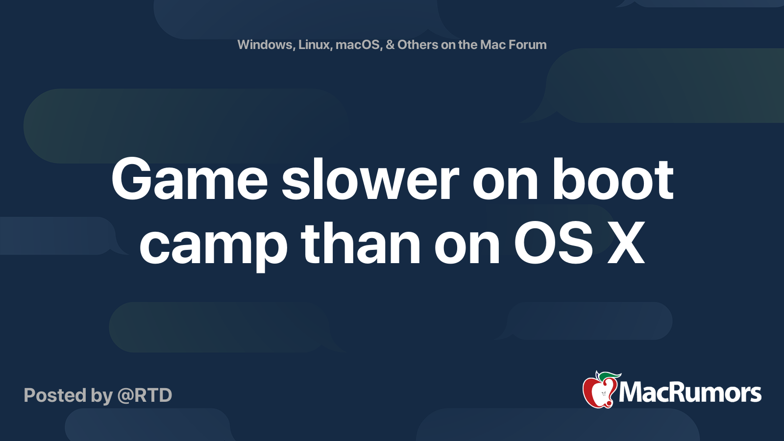 Is Boot Camp slower than Mac?