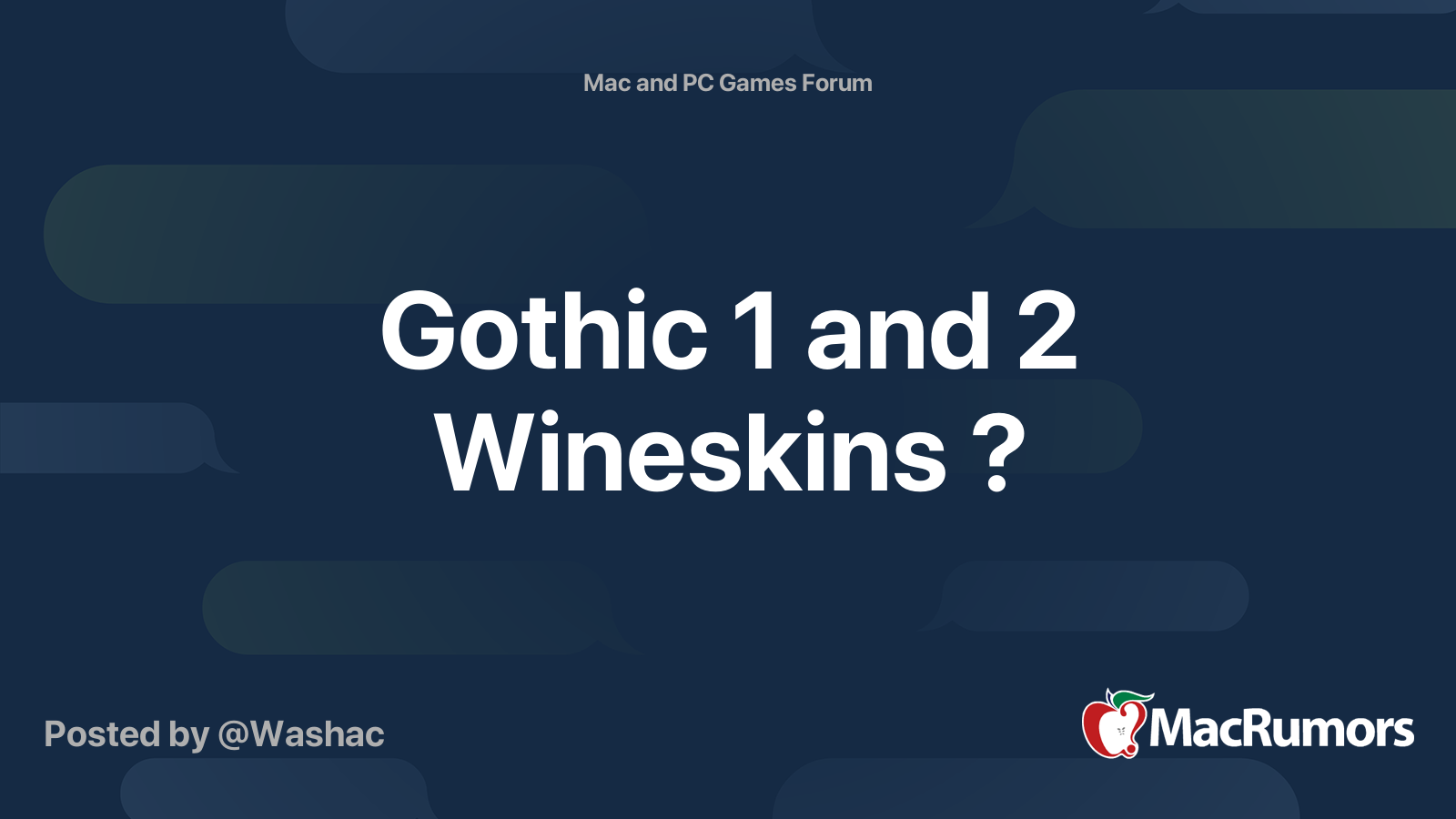 Gothic 2 For Mac