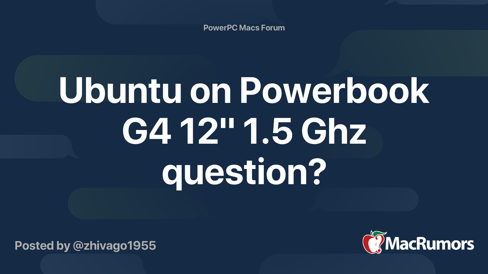 Как разблокировать ubuntu на powerbook g4