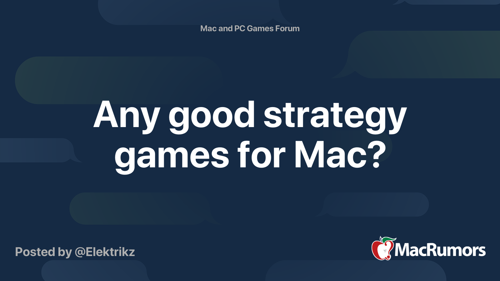good strategy games for mac