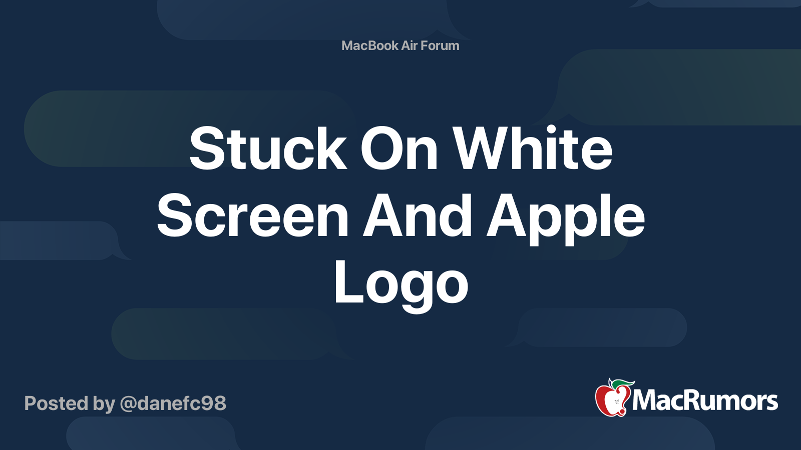 iphone 8 plus stuck on white screen with apple logo