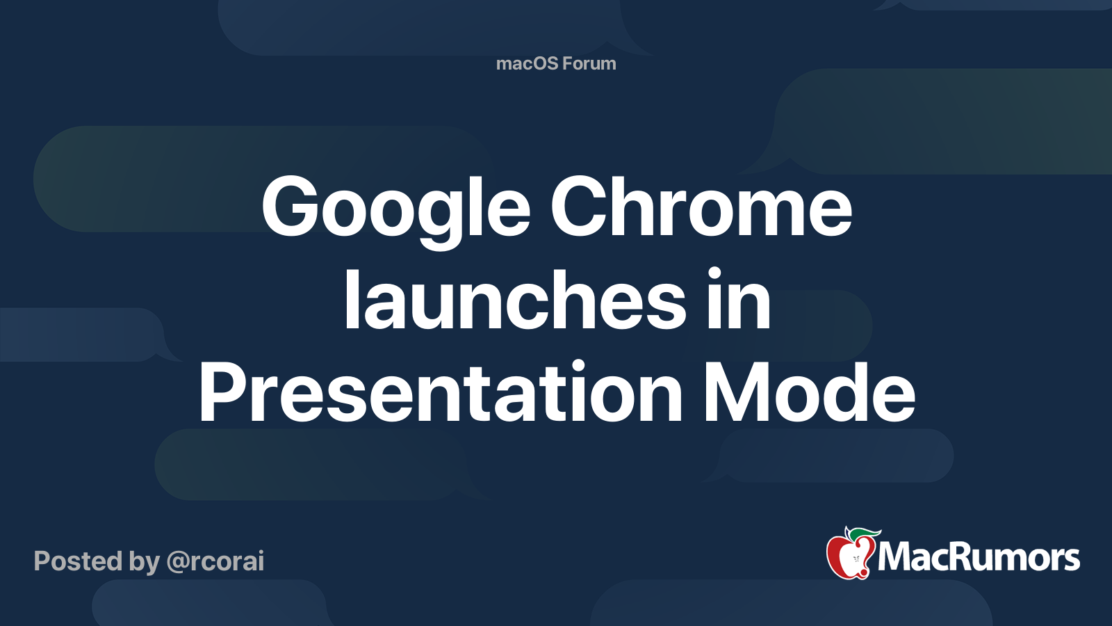presentation mode google chrome