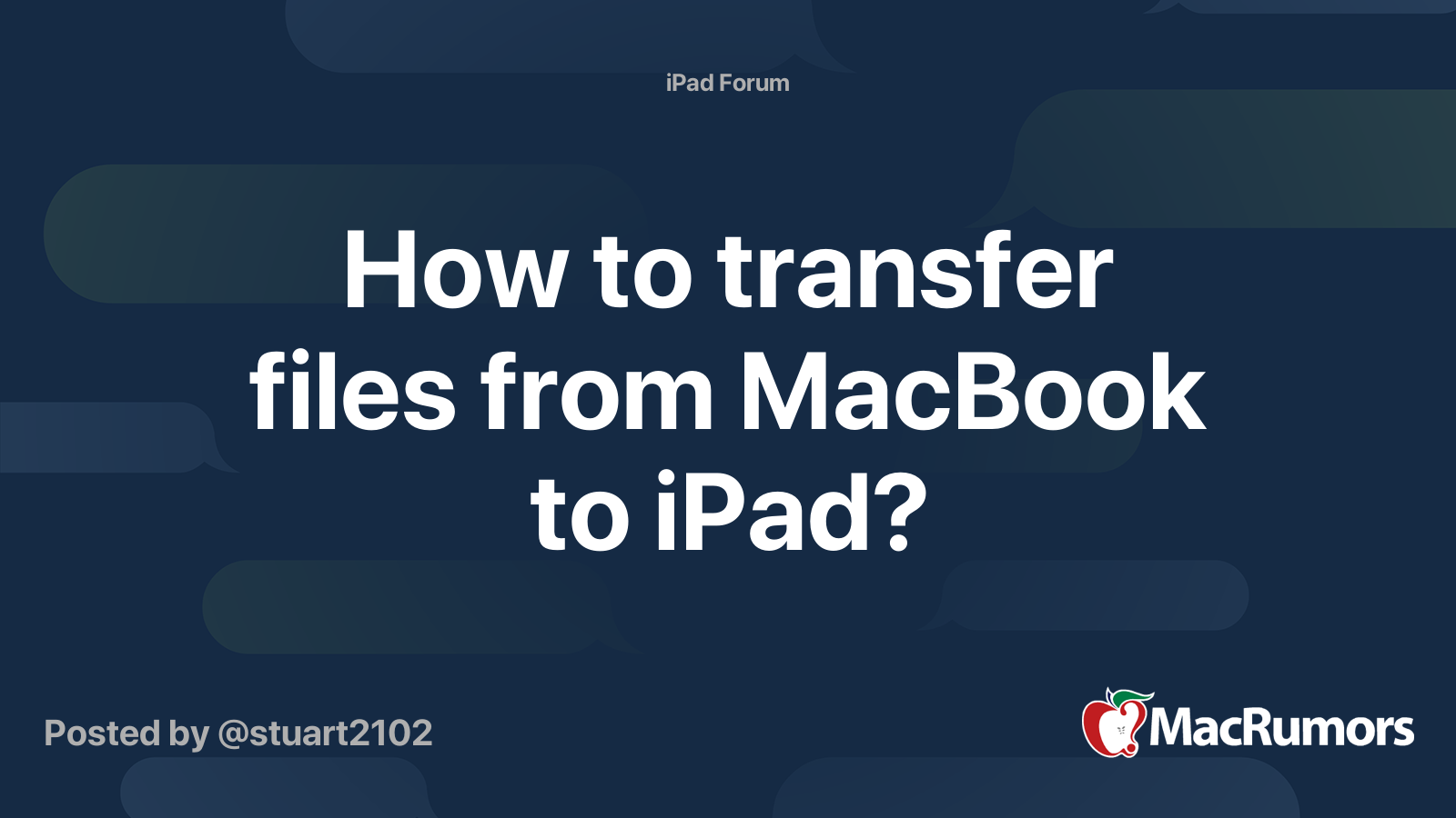 how-to-transfer-files-from-macbook-to-ipad-macrumors-forums