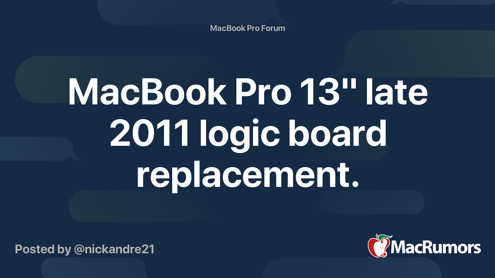 Macbook pro late on sale 2011 logic board