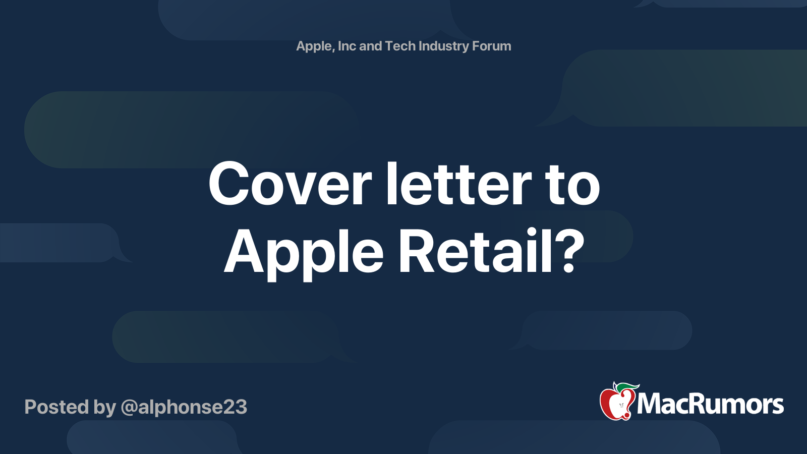 cover letter for apple retail