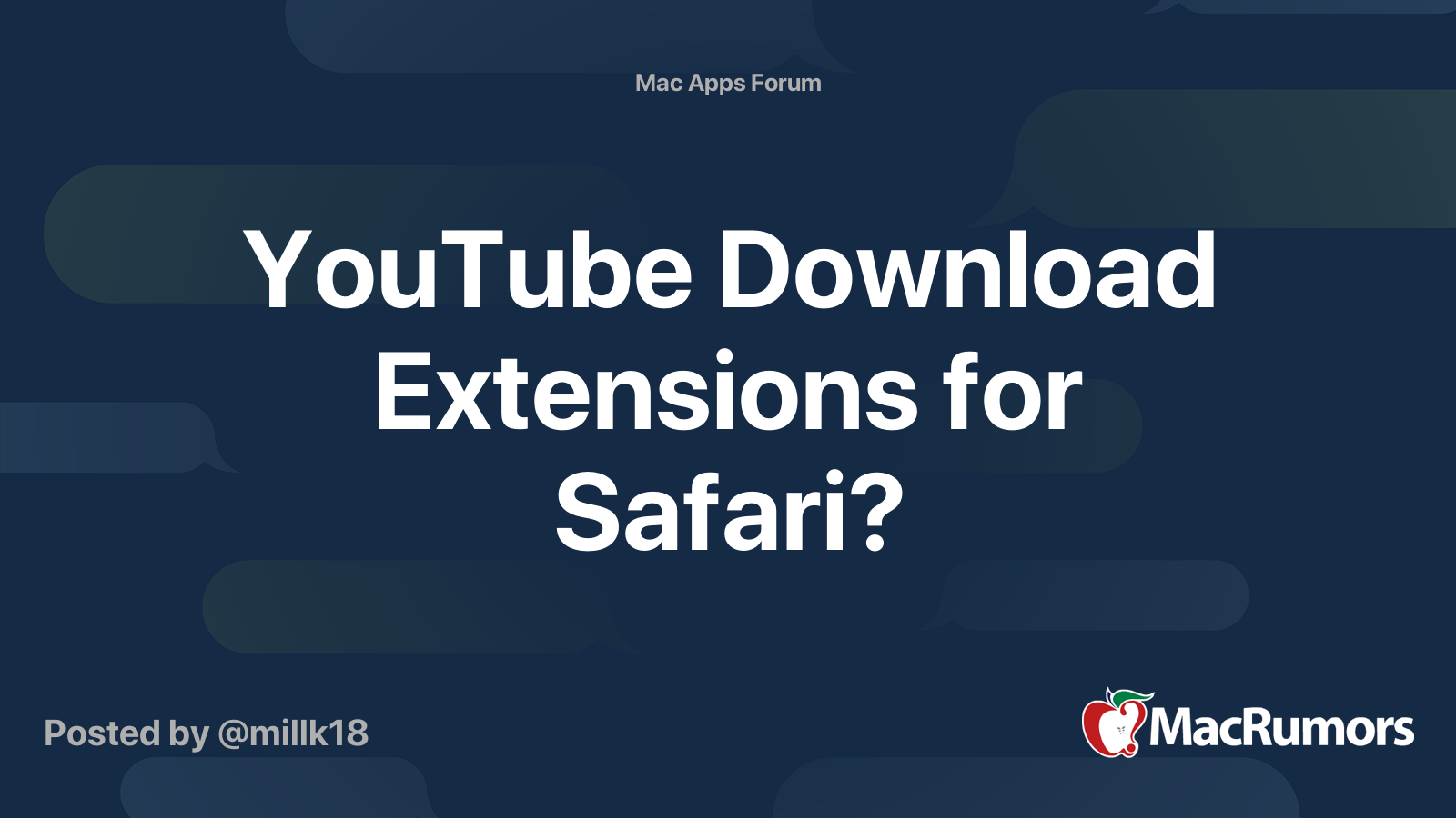 Safari youtube downloader for mac computer