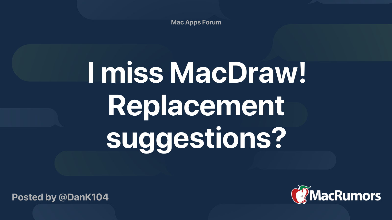 Macdraw replacement windows