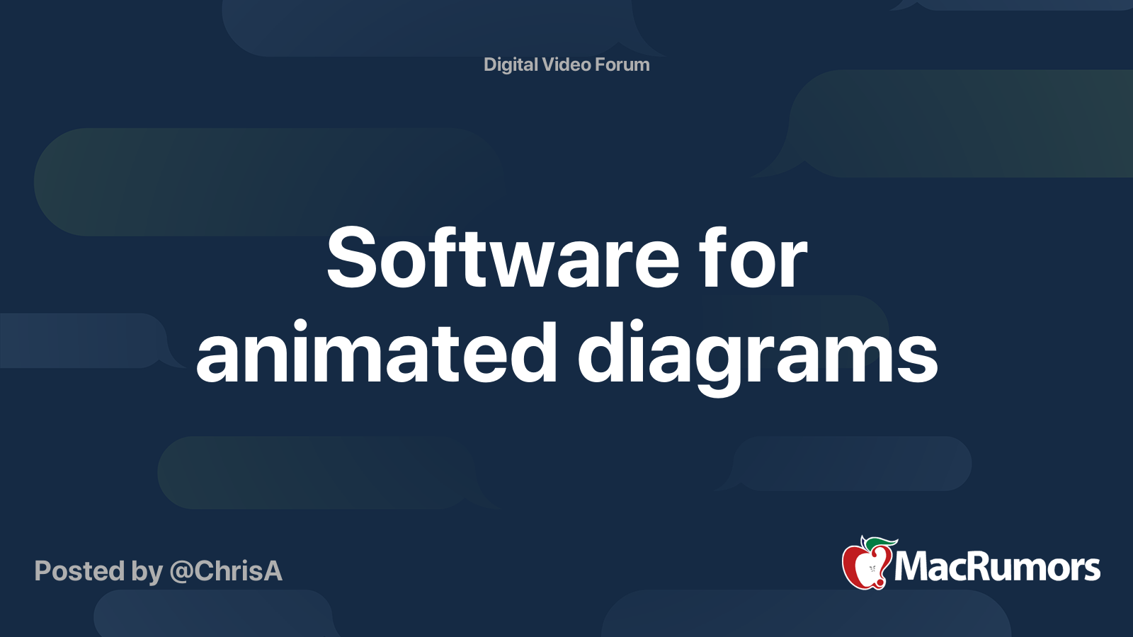 software-for-animated-diagrams-macrumors-forums