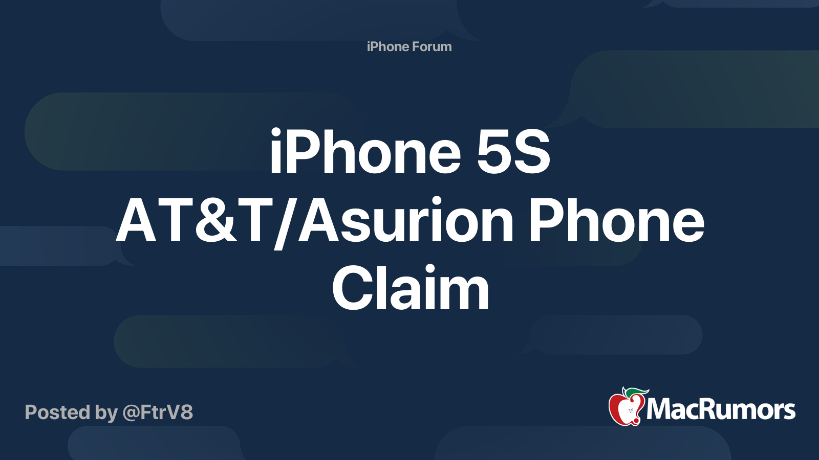 iPhone 5S AT&T/Asurion Phone Claim MacRumors Forums