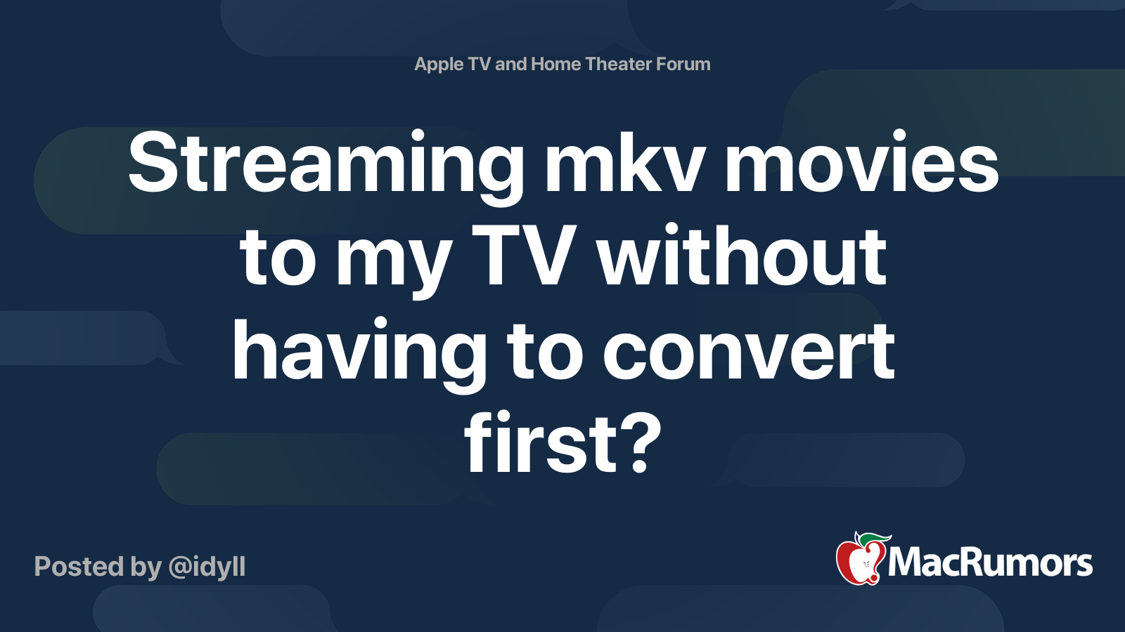 Streaming mkv movies to my TV without having to convert first