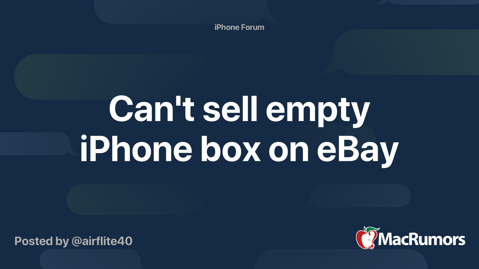 Apple box clearance ebay