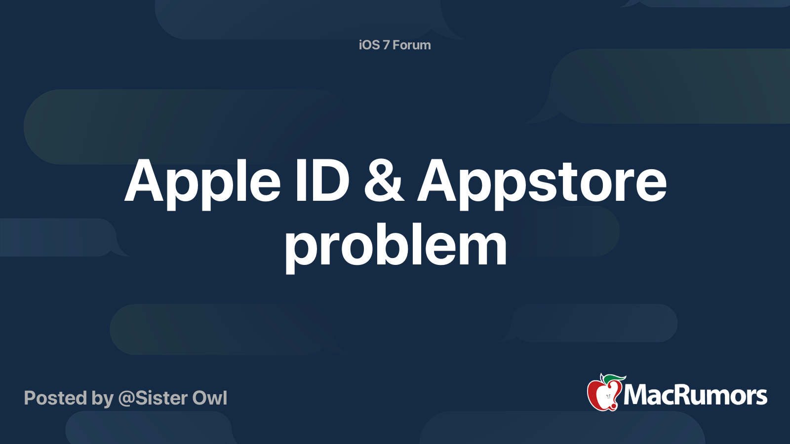 app store apple id problem