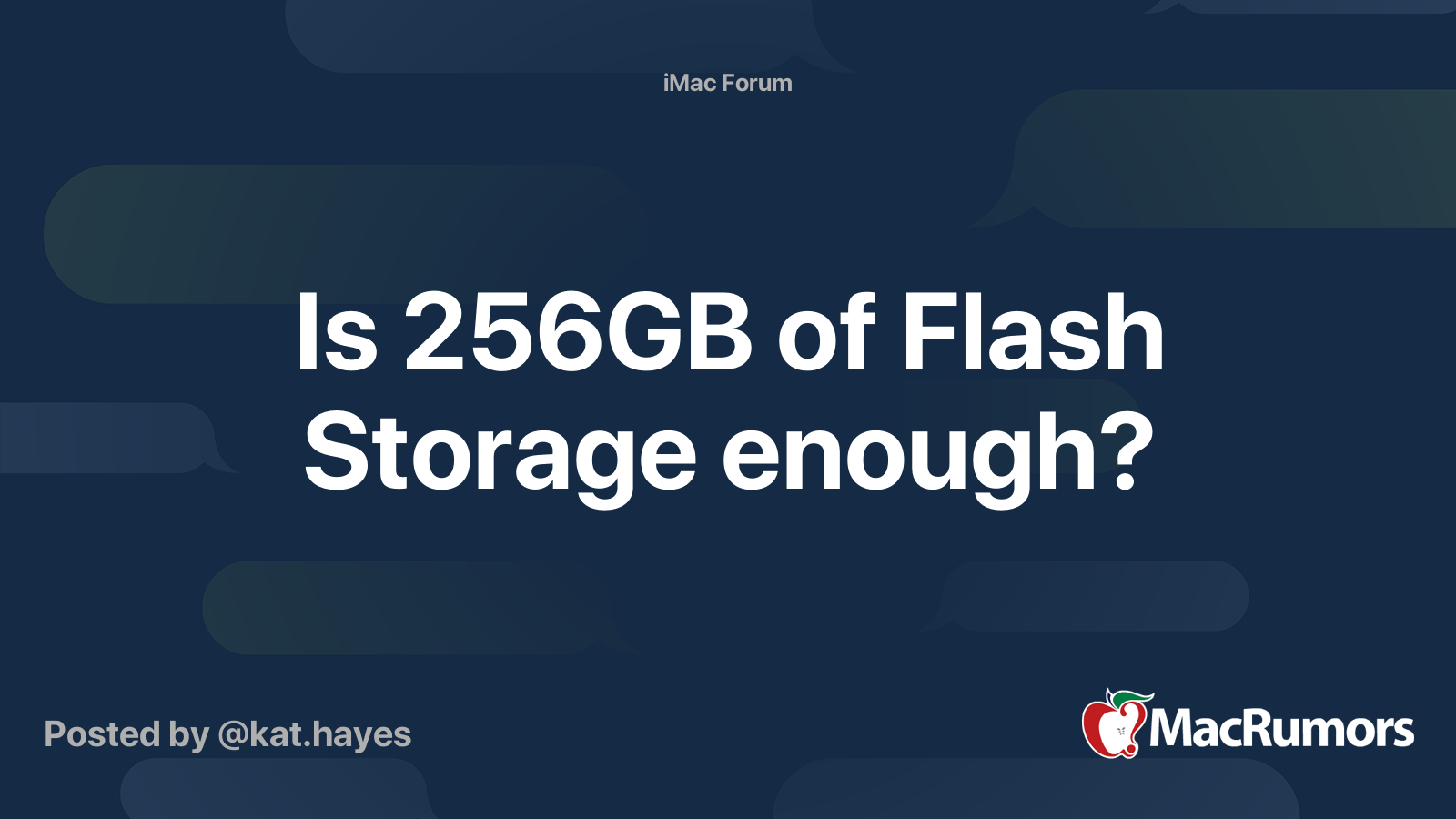 Is 256GB of Flash Storage enough? MacRumors Forums