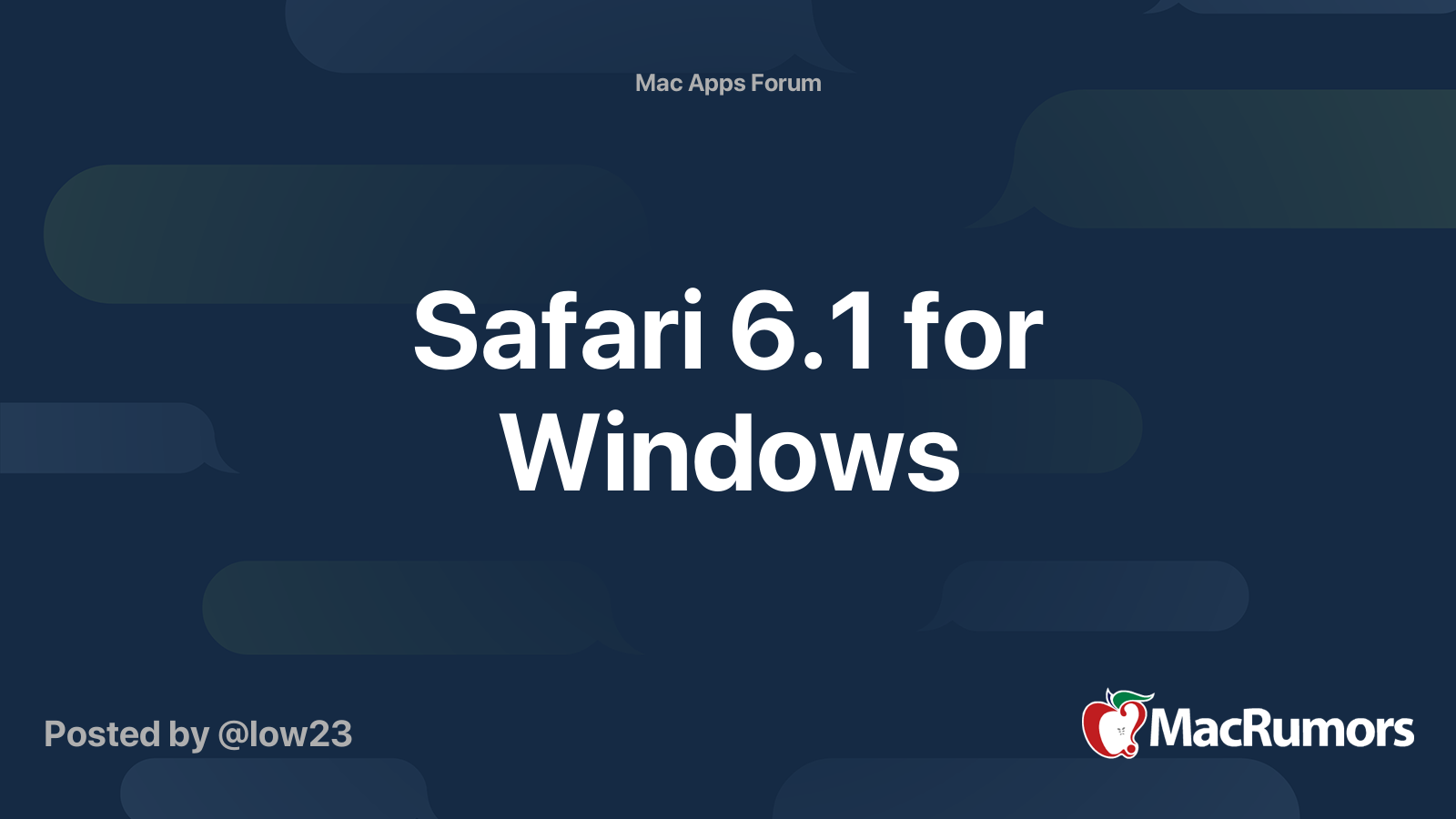 safari 6.1 para windows