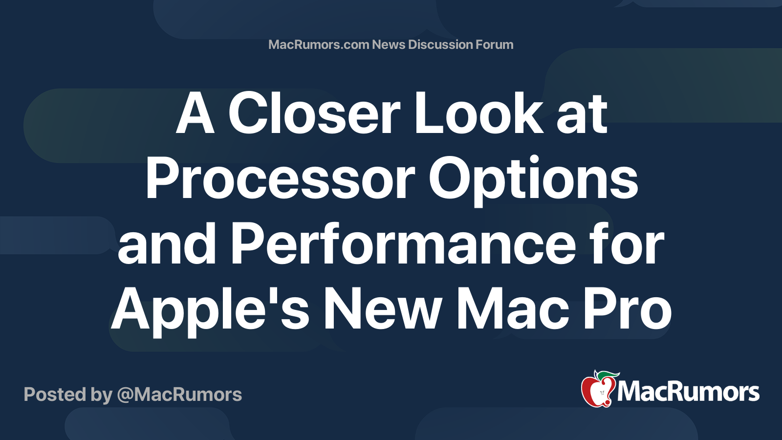 A Closer Look at Processor Options and Performance for Apple's New Mac ...