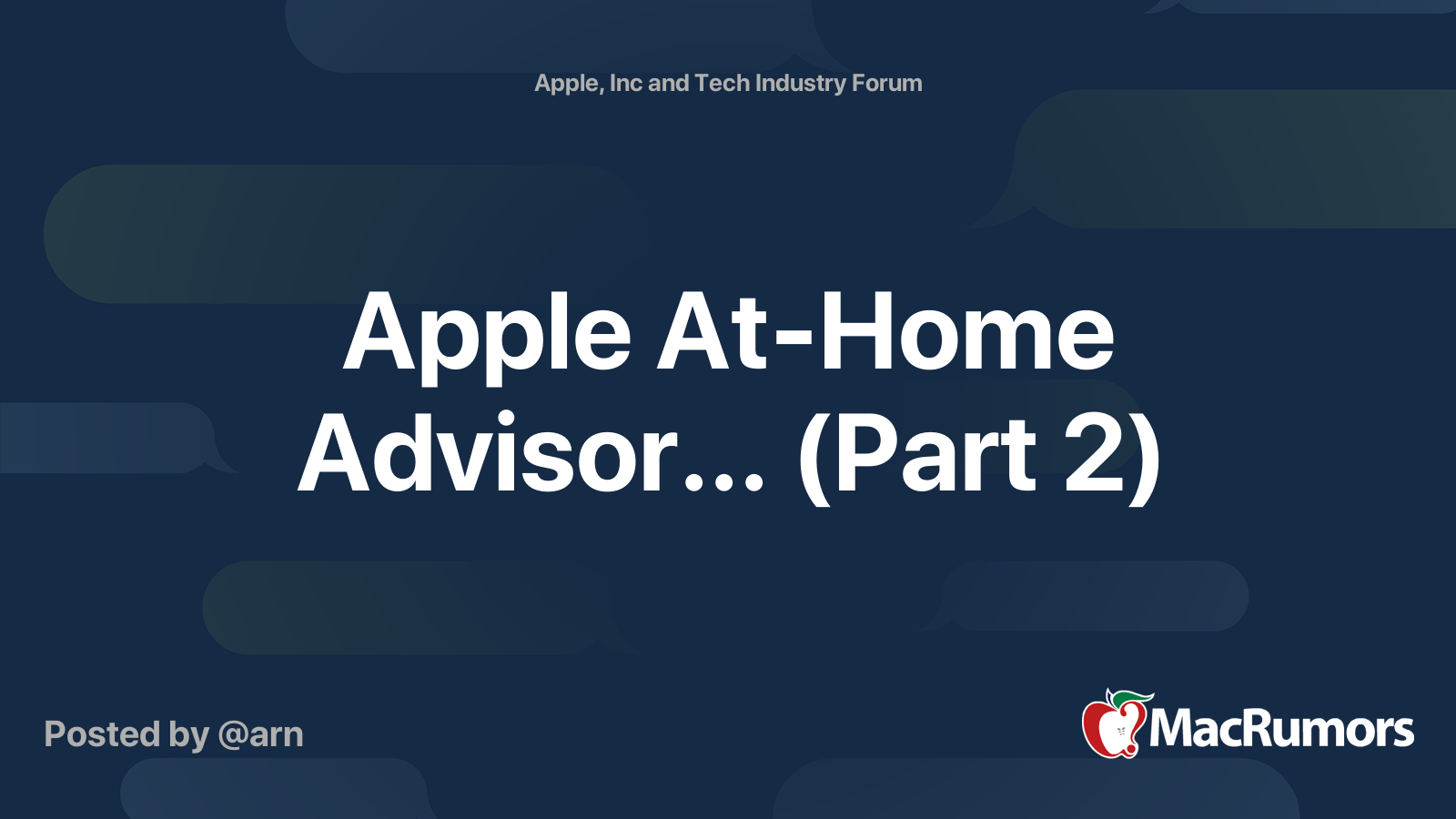 Apple home advisor