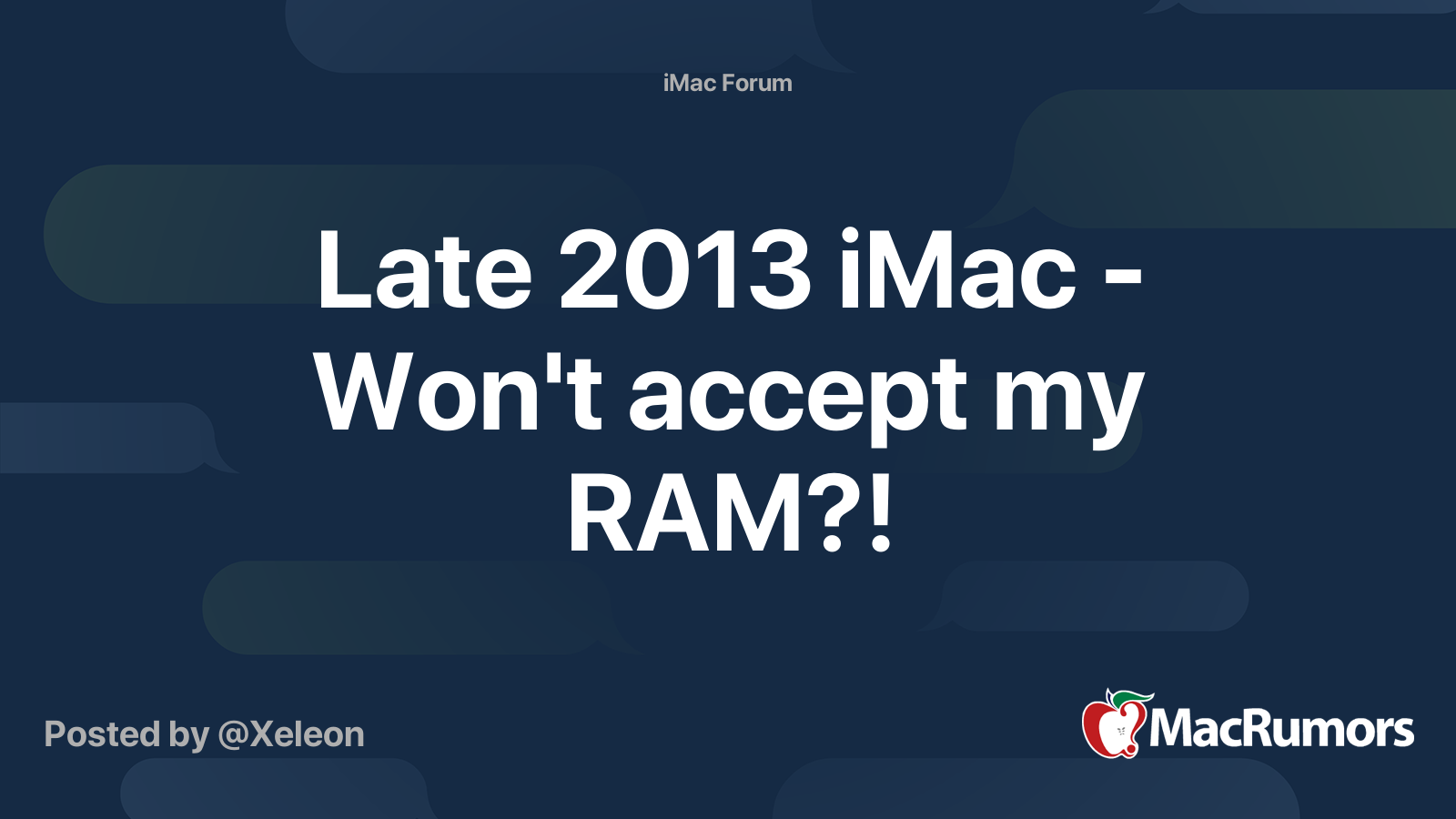 late-2013-imac-won-t-accept-my-ram-macrumors-forums