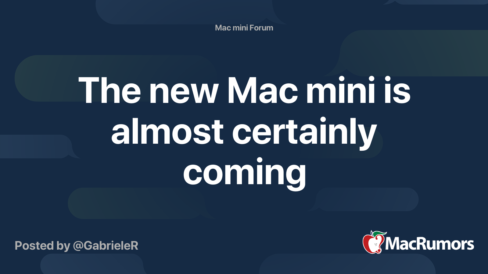 A new Mac mini could come as soon as next week, here's what we