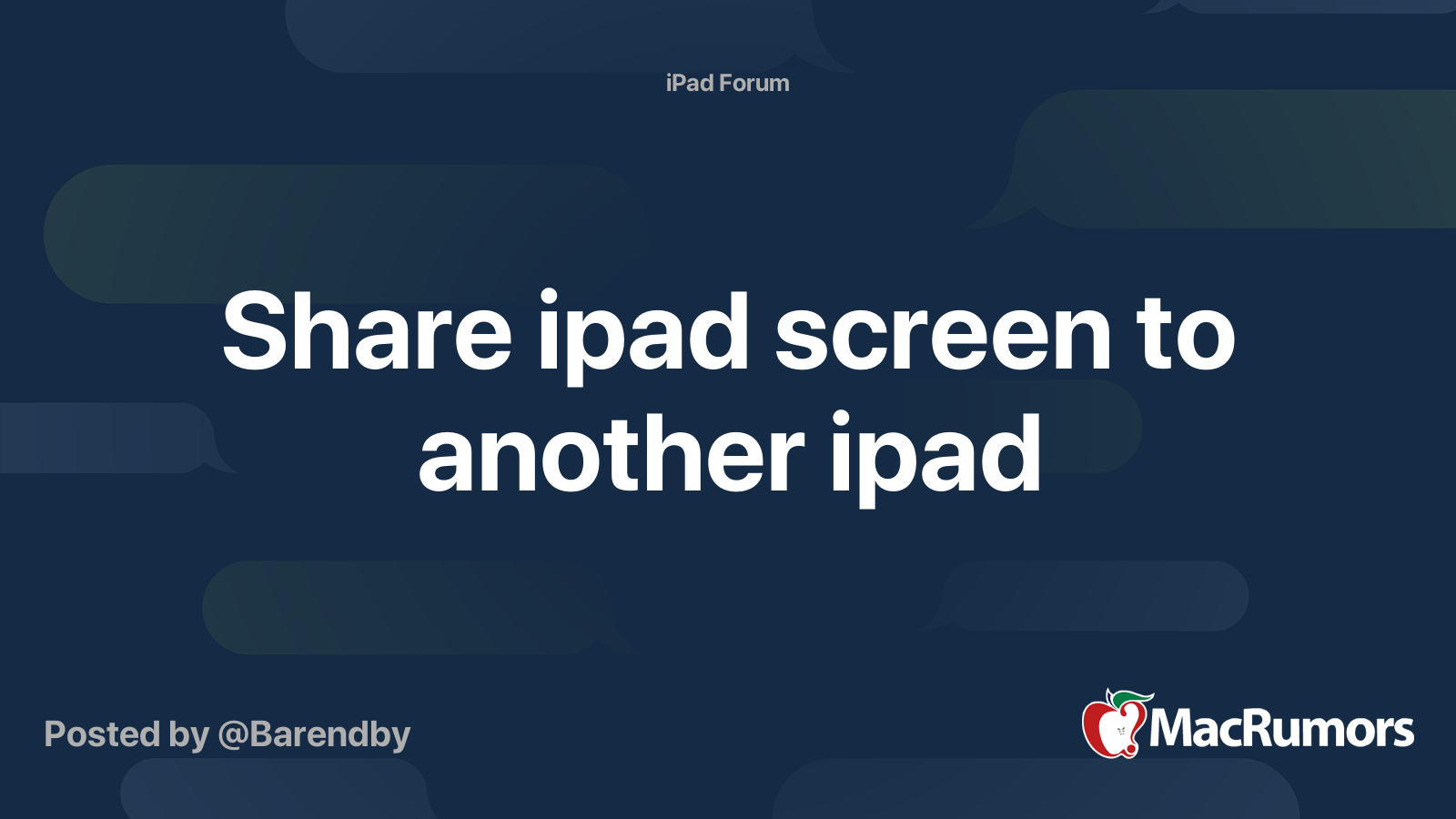 share screen laptop to ipad