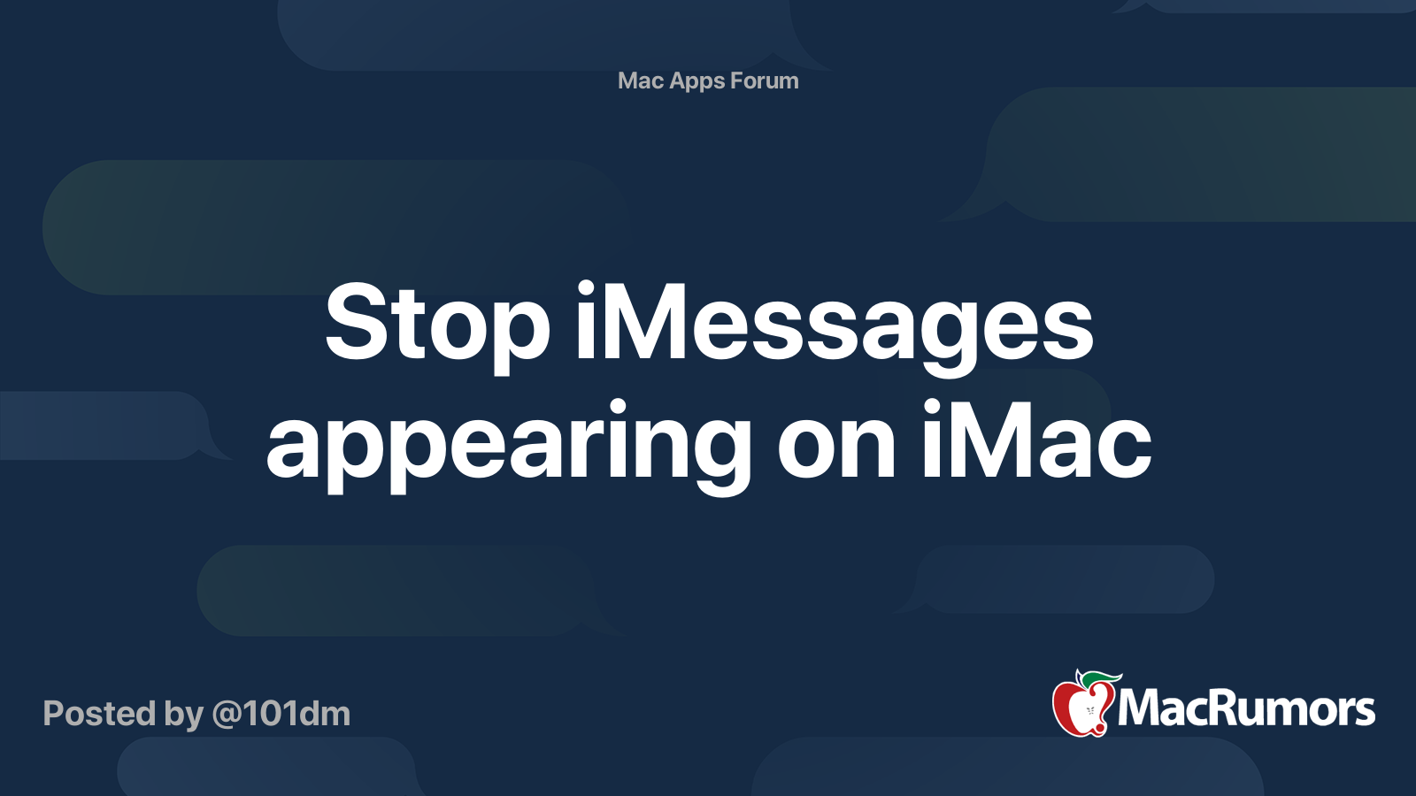 stop-imessages-appearing-on-imac-macrumors-forums