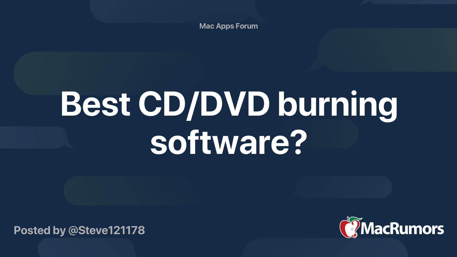 Cd Dvd Burning Software Fpr Mac Catalina