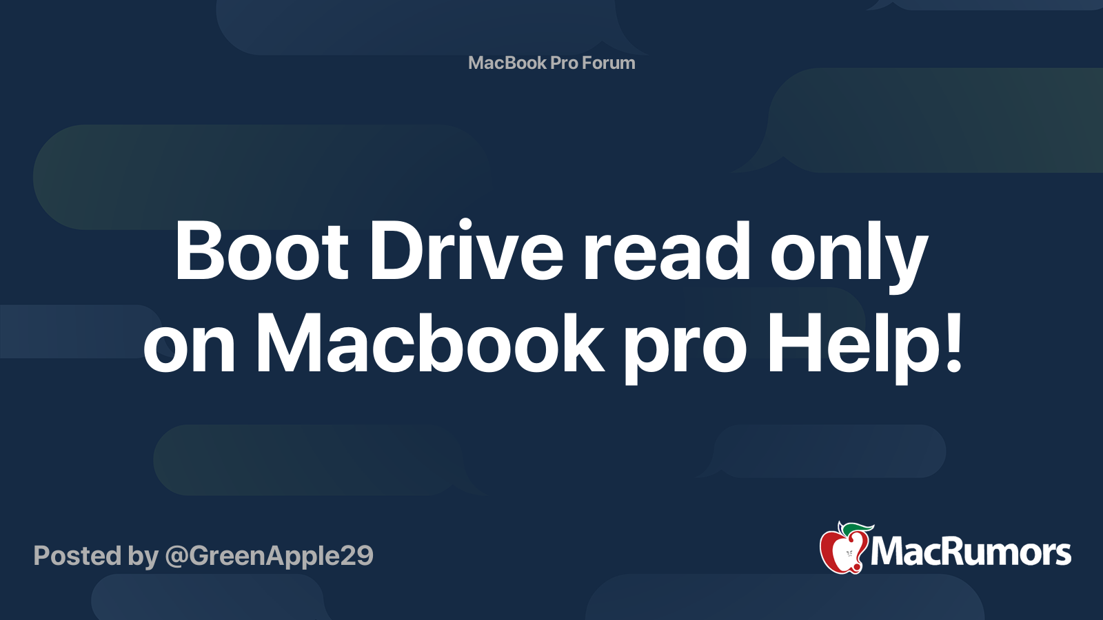 boot-drive-read-only-on-macbook-pro-help-macrumors-forums