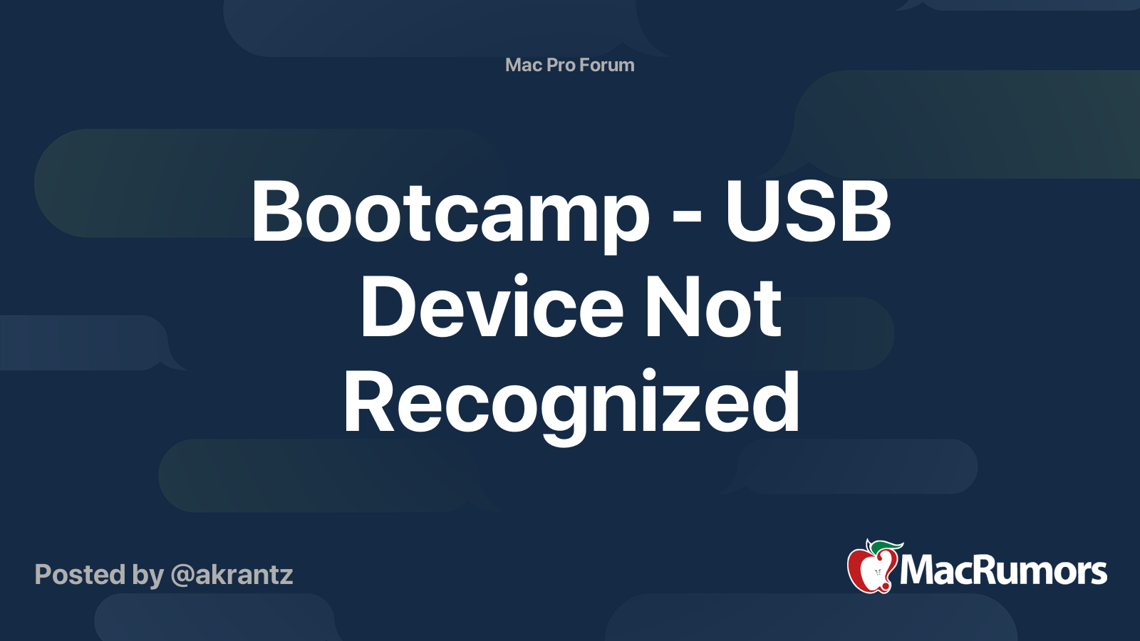 Не удалось создать загрузочный usb диск bootcamp