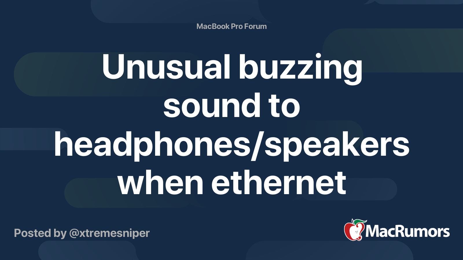 Unusual buzzing sound to headphones/speakers when connected