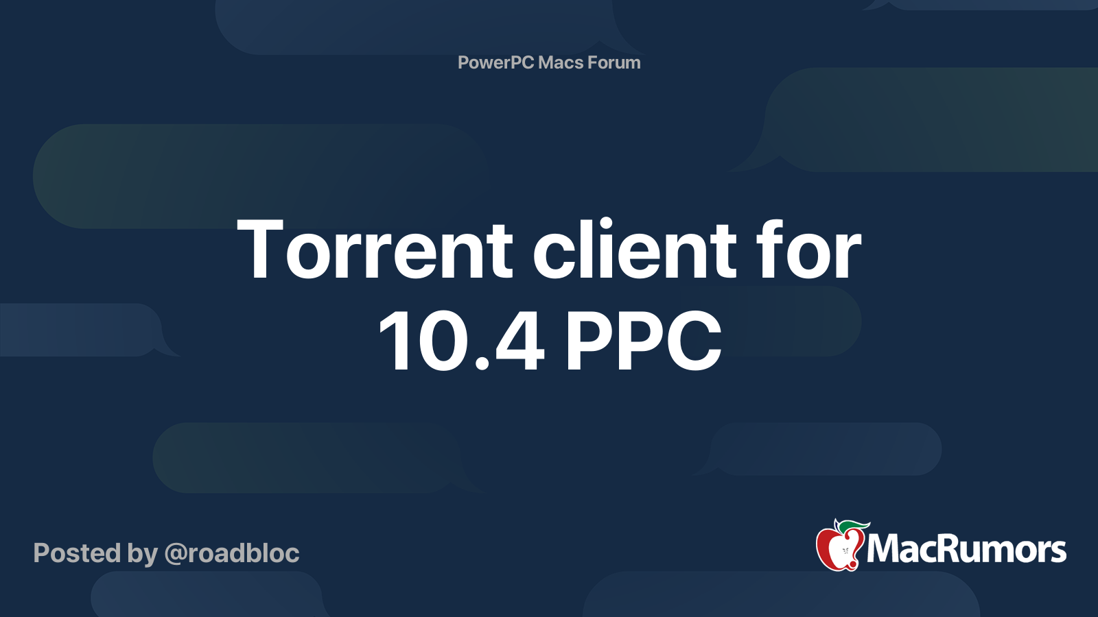 Utorrent For Mac Tiger Os