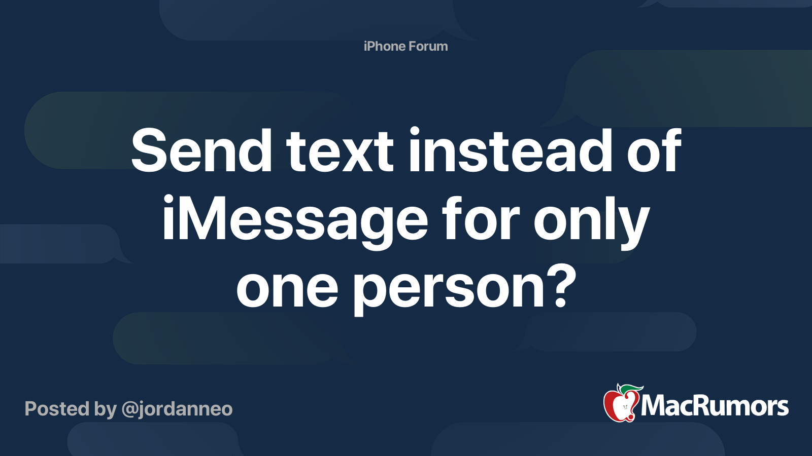 how to send a text message from one person to another