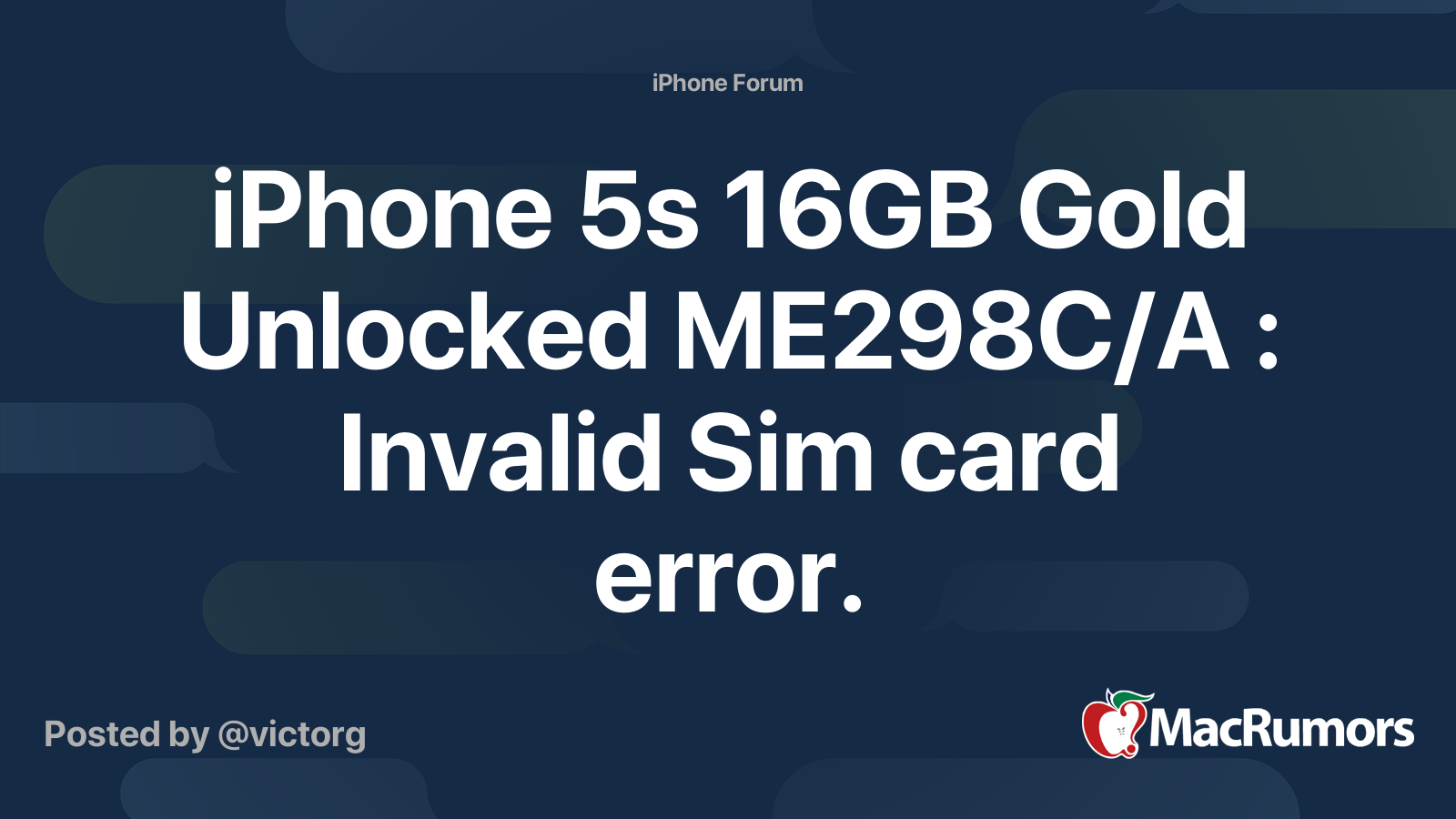 invalid sim iphone 5c