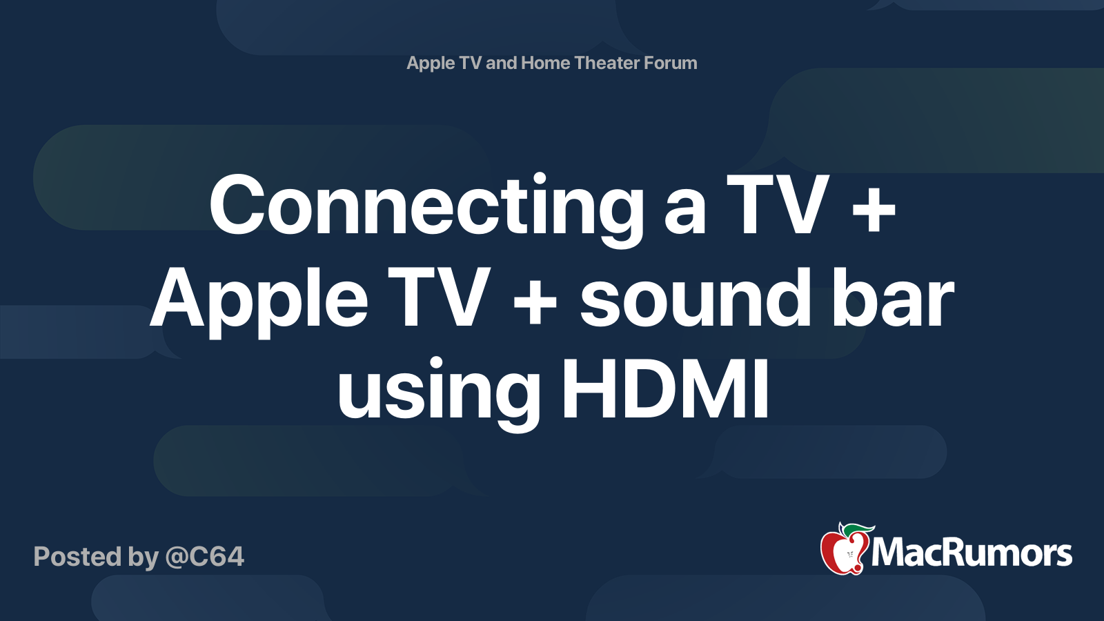 HDMI ARC for Soundbars — How It Works • Home Theater Forum