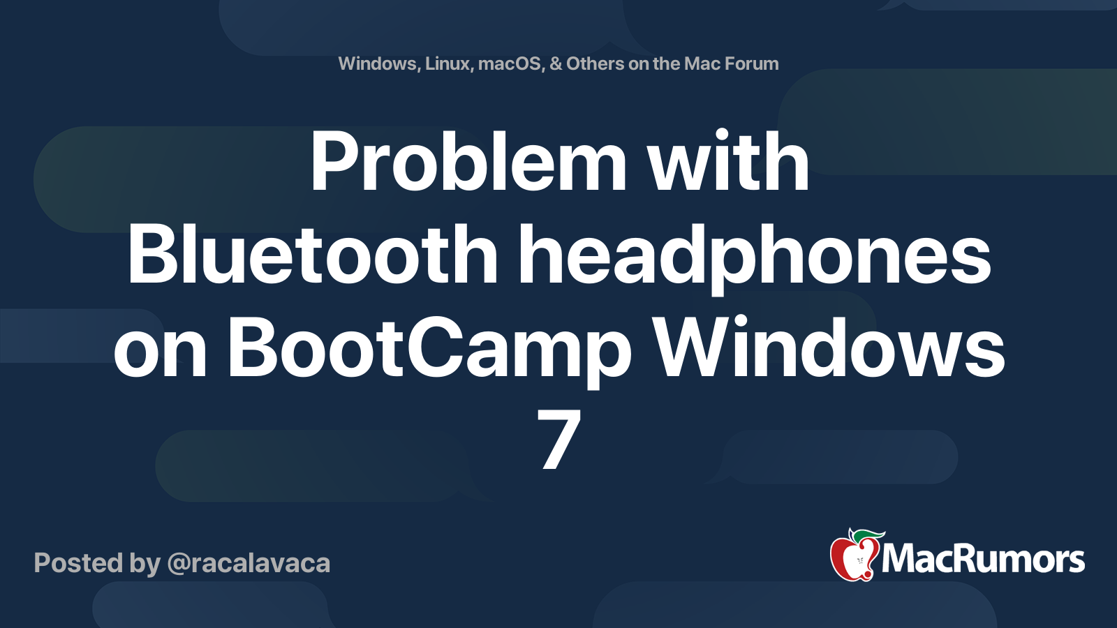 Bluetooth bootcamp не работает