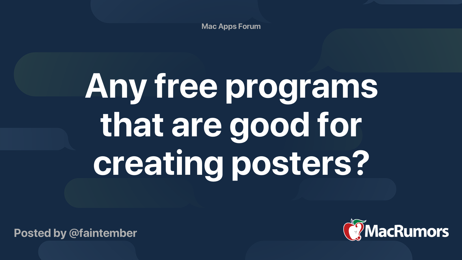 Free Poster Making Software For Mac