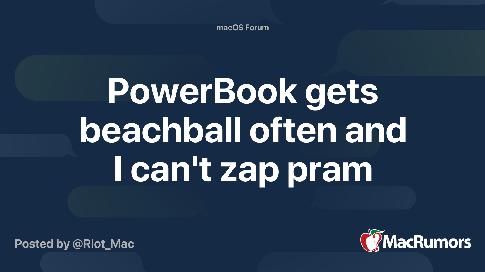 zap pram macbook pro