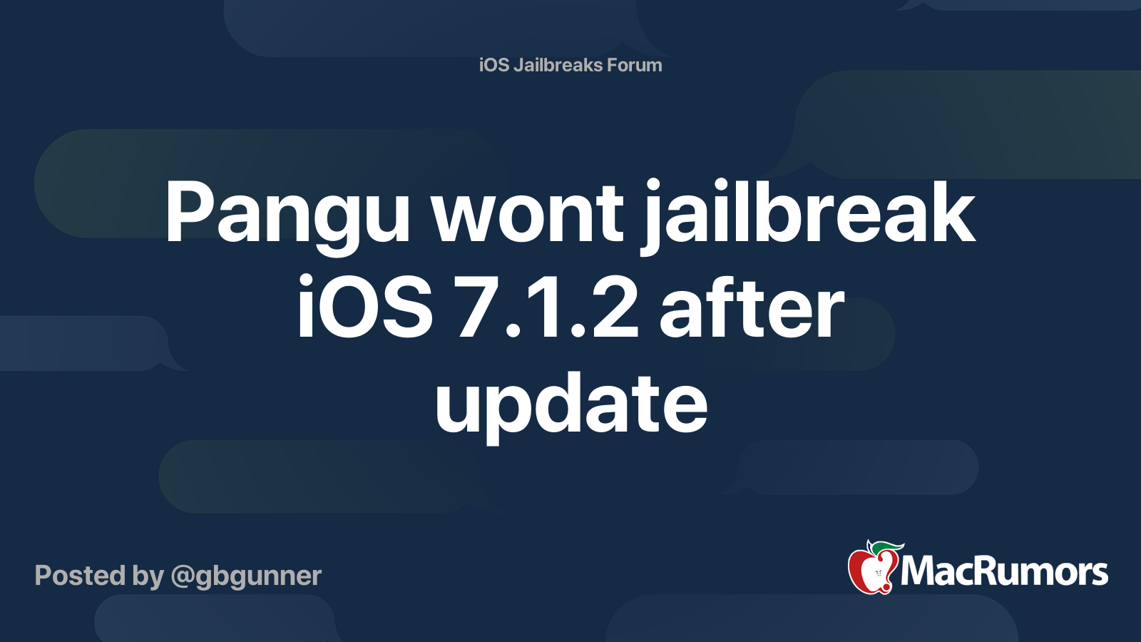 pangu wont jailbreak ios 7 1 2 after
