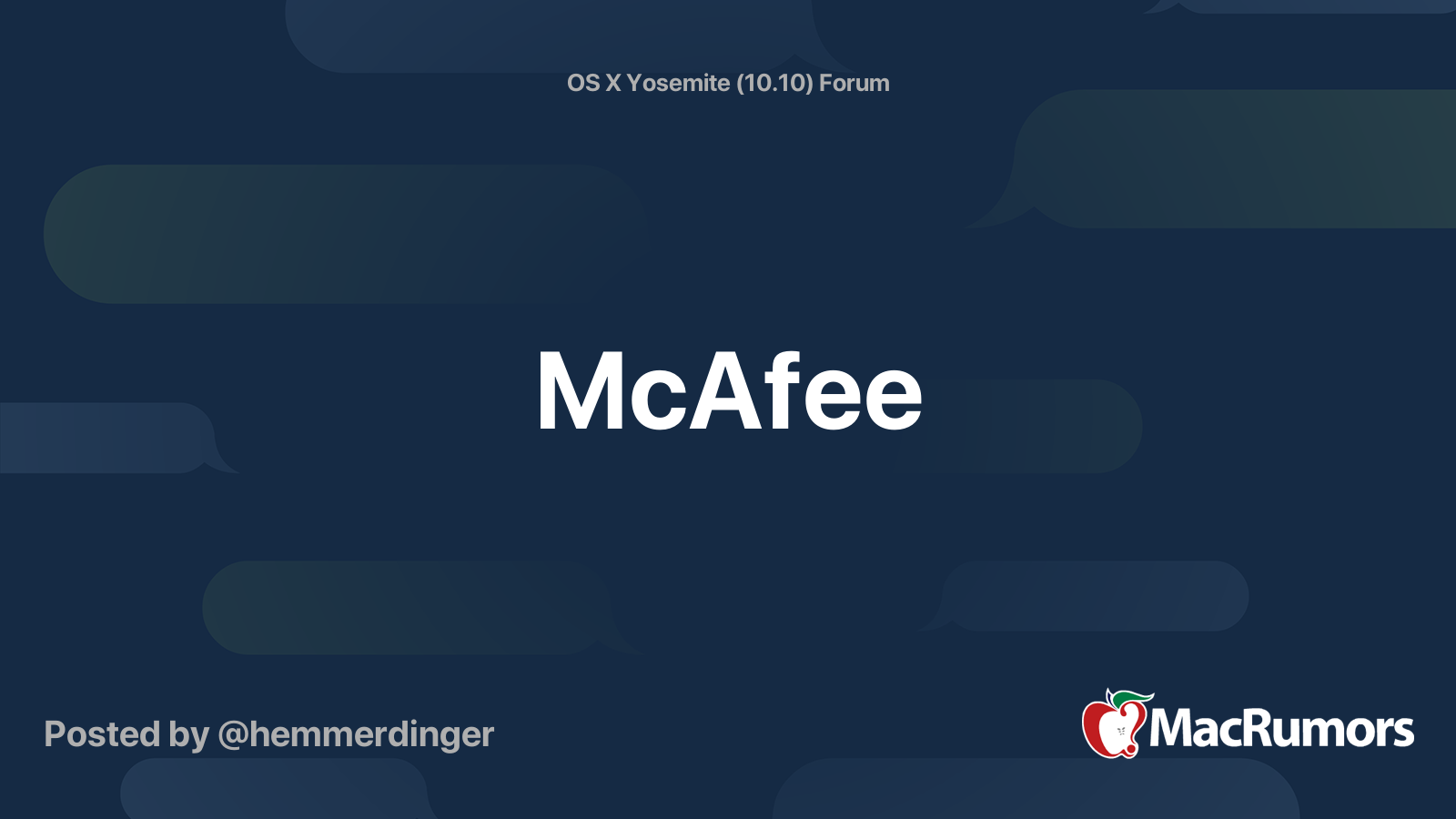 Как удалить mcafee mac os