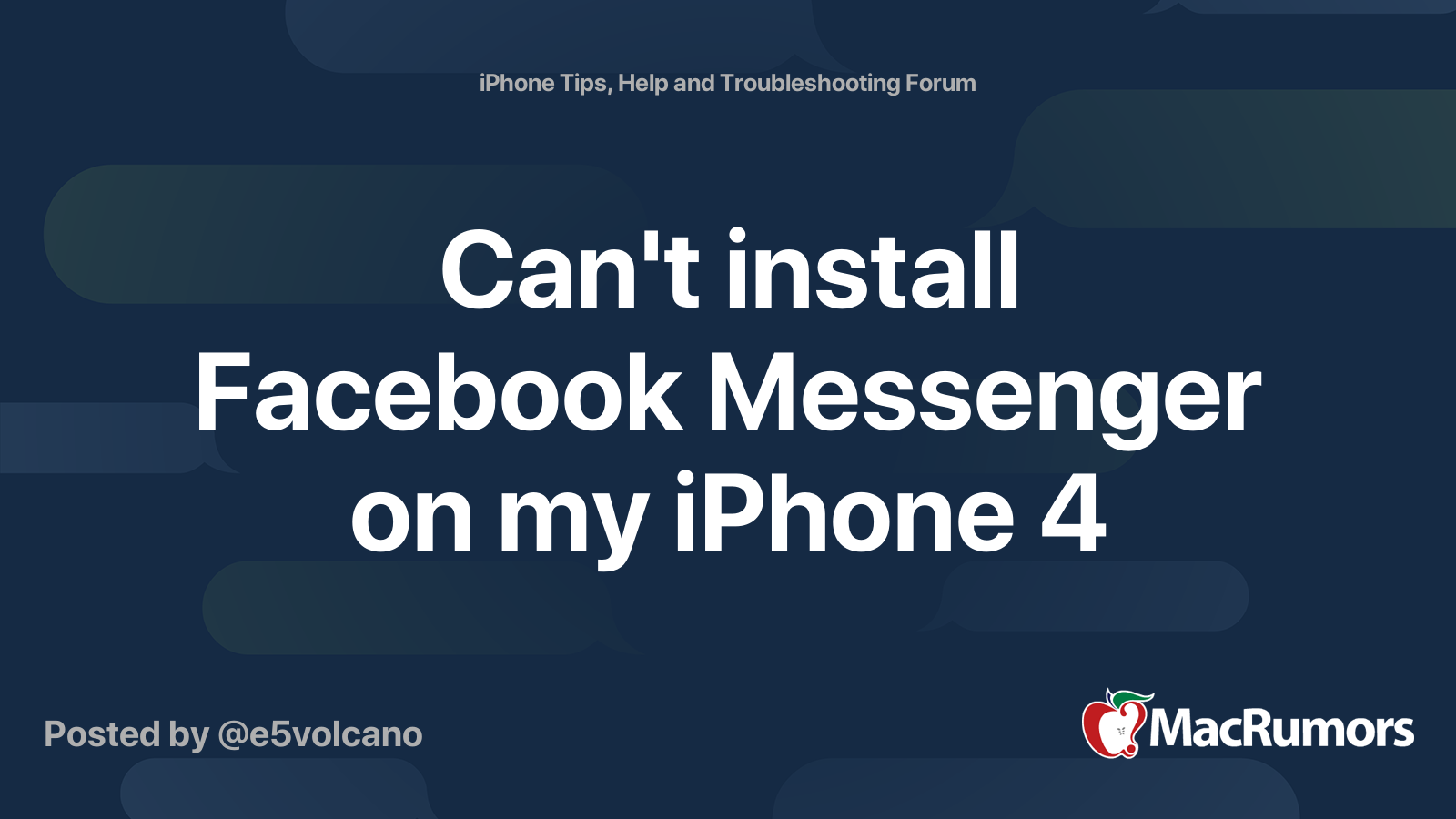 iphone 6 can't install facebook