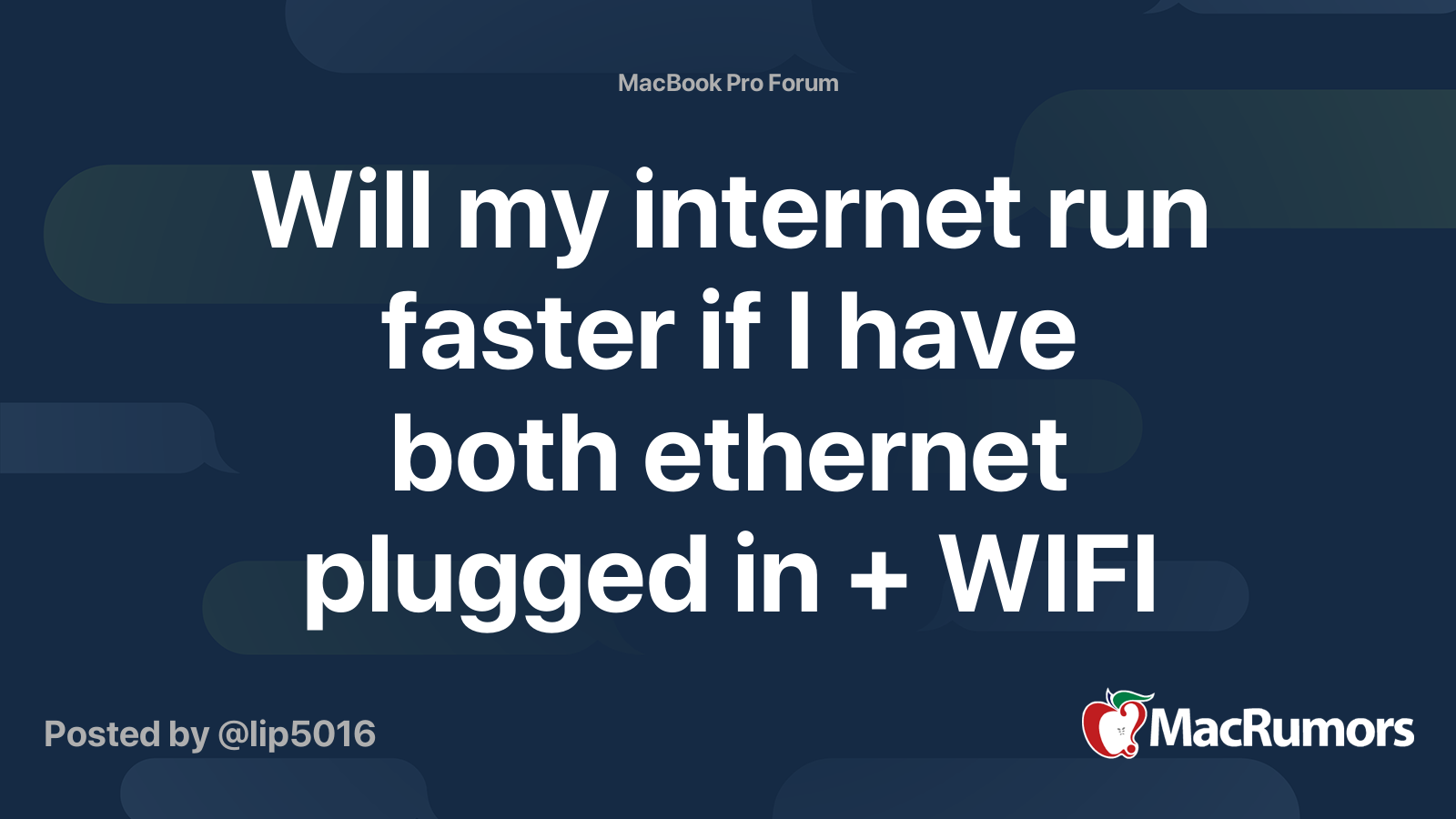 Will My Internet Run Faster If I Have Both Ethernet Plugged In WIFI 