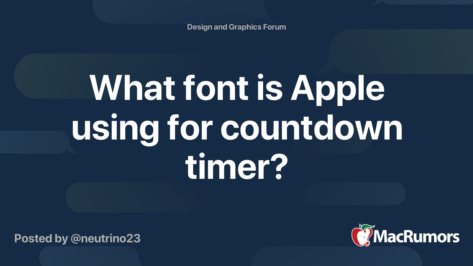 what-font-is-apple-using-for-countdown-timer-macrumors-forums