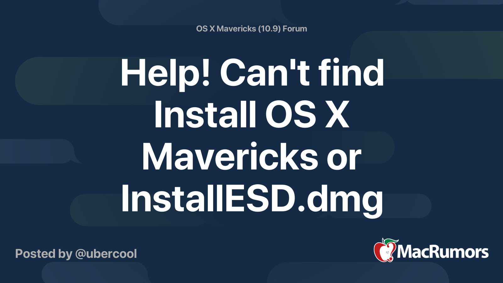 Mac os mavericks dmg