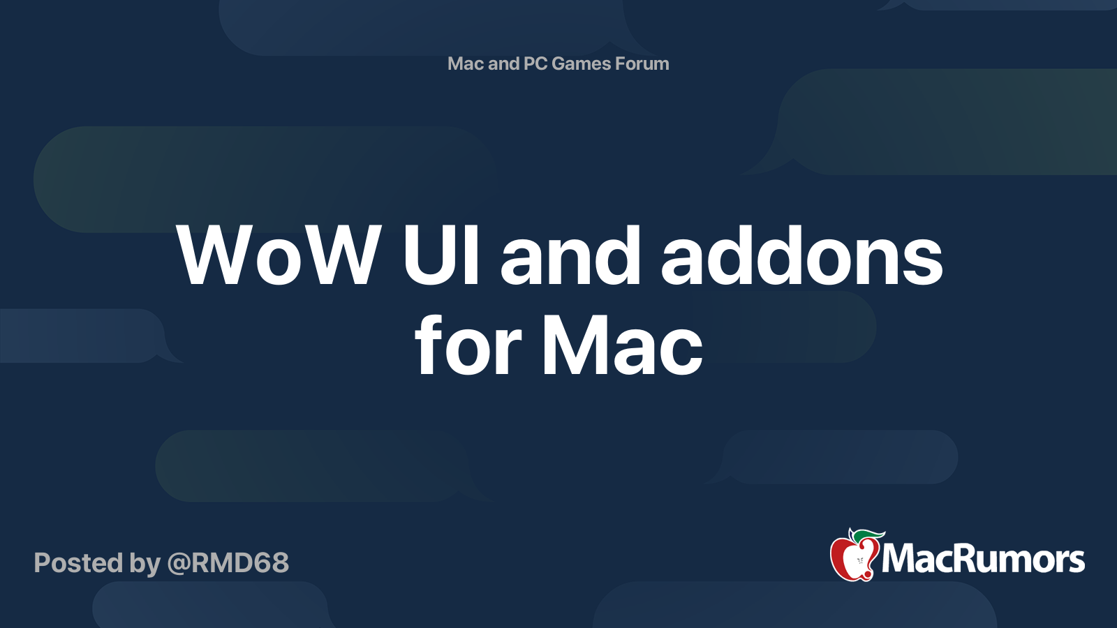 Wow For Mac Addons