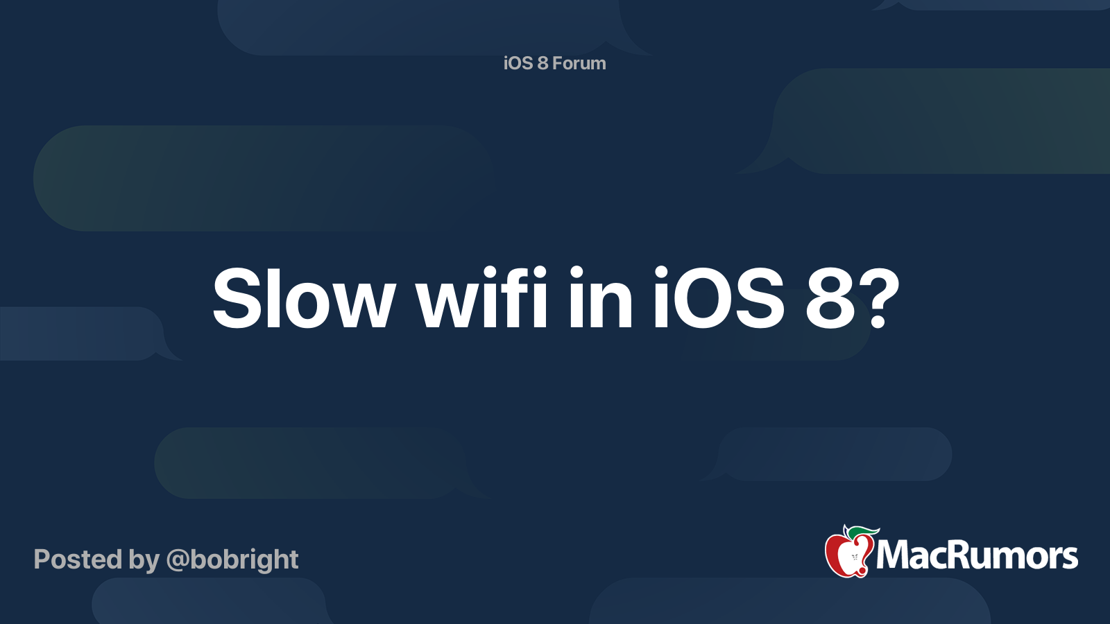 iphone 6 slow wifi connection