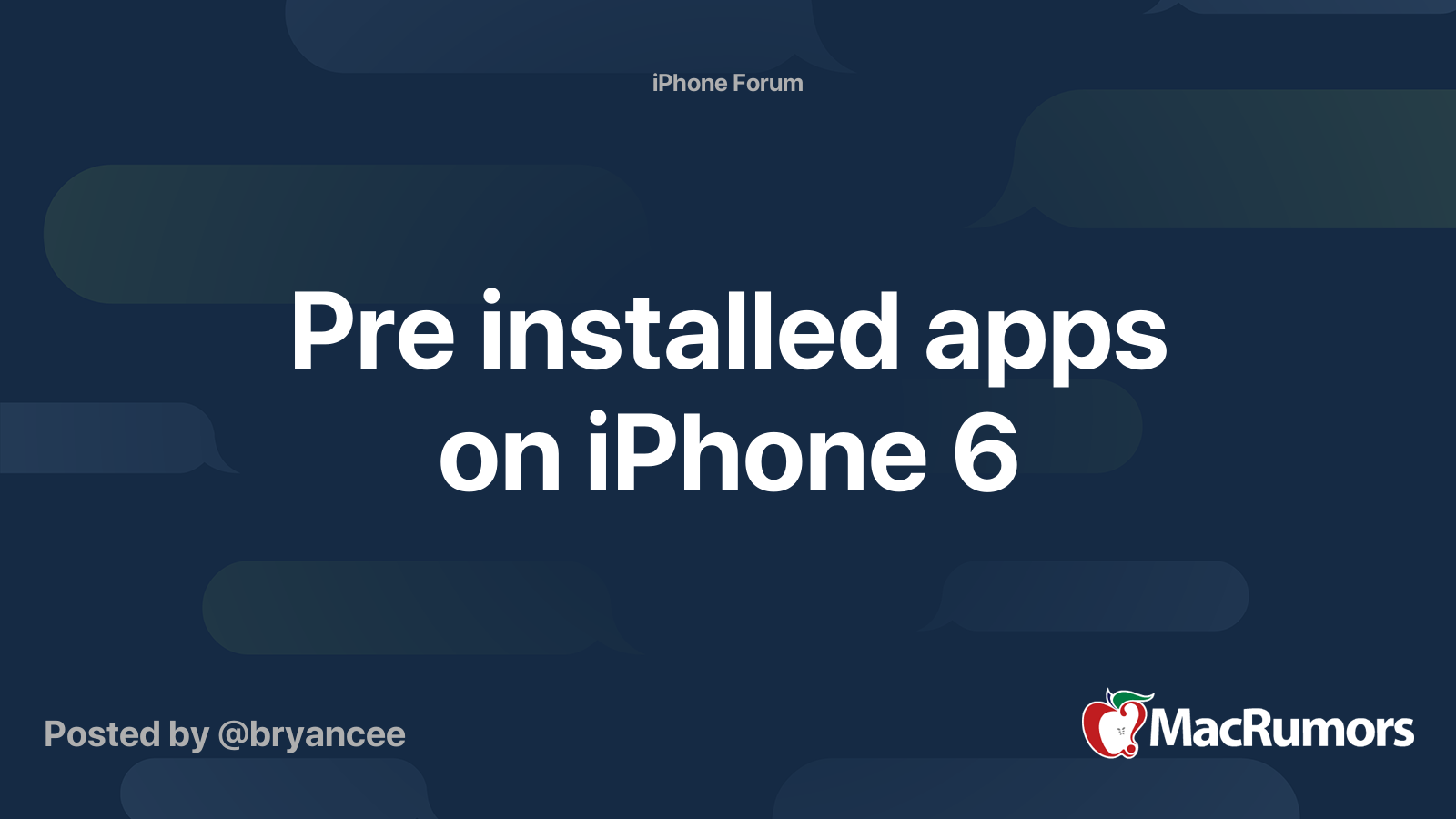 iphone 14 pre installed apps